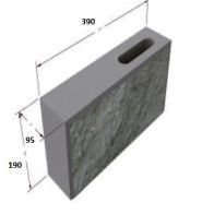 TAB pustak łupany jednostronnie A-PE19/1 Amerfence