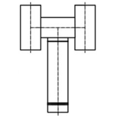 Deflektor typu "H" SWR Ø 110mm ocynk