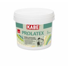 KABE PROLATEX farba lateksowa do ścian i sufitów, matowa, 5 litrów