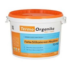 Farba silikonowo-akrylowa Termo Organika TO-FSA, 10 l
