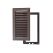 Kratka wentylacyjna uniwersalna 160x290 mm PVC z ramką
