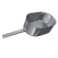 Odskraplacz żaroodporny owalny MKSZ Invest MK ŻARY 120x230mm gr.0,8mm strona węższa