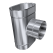 Trójnik żaroodporny owalny MKSZ Invest MK ŻARY 110x230mm gr.0,8mm strona szersza