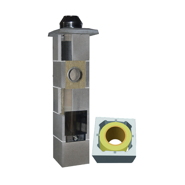 System Kominowy Ceramiczny  JAWAR Uniwersal Plus Ø 250mm rura izostatyczna