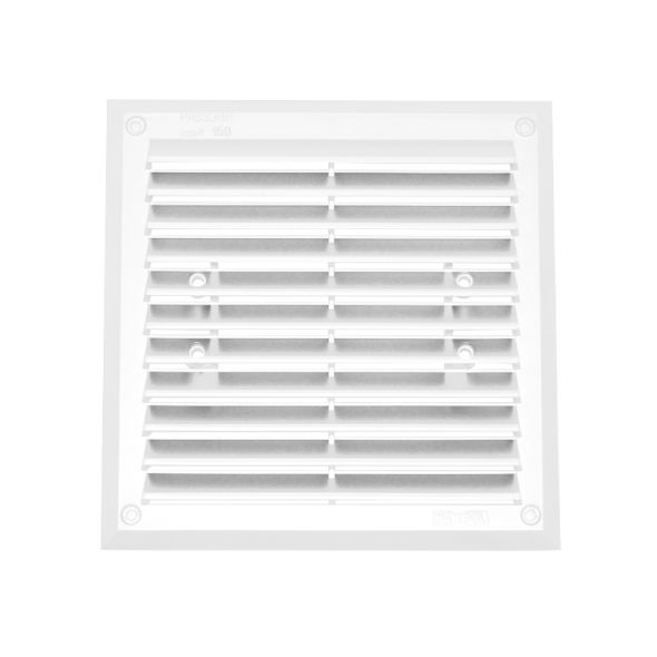 Kratka wentylacyjna uniwersalna 175x175 mm PVC