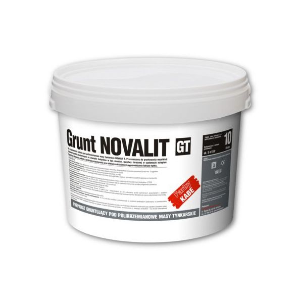 KABE grunt pod tynki polikrzemianowe Novalit GT, 10l