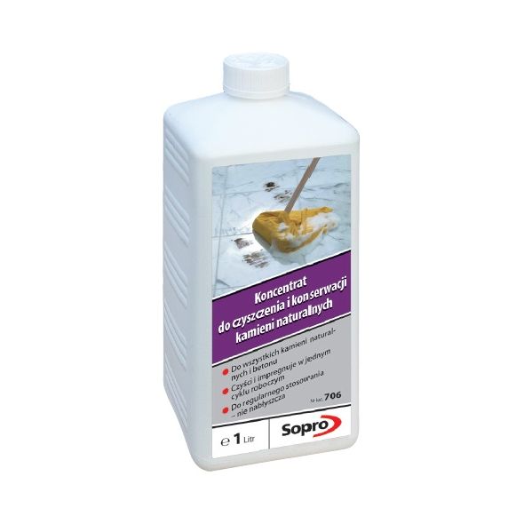 SOPRO koncentrat do czyszczenia i konserwacji kamieni naturalnych MNW 706, 1 litr